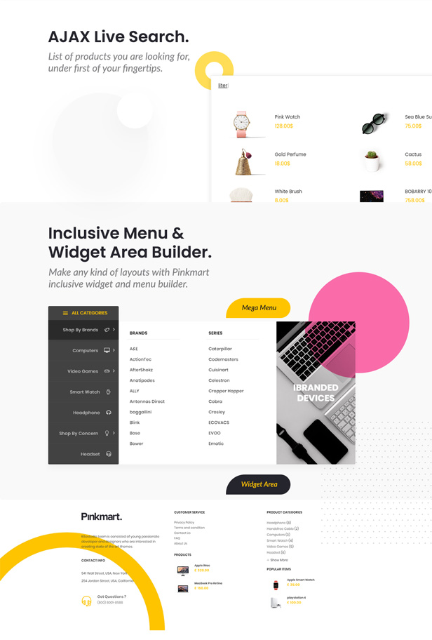 Pinkmart - WooCommerce WordPress Theme - Sofortige Suche