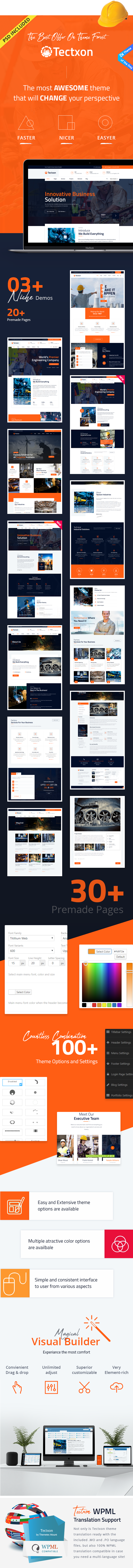 Tectxon WordPress Theme