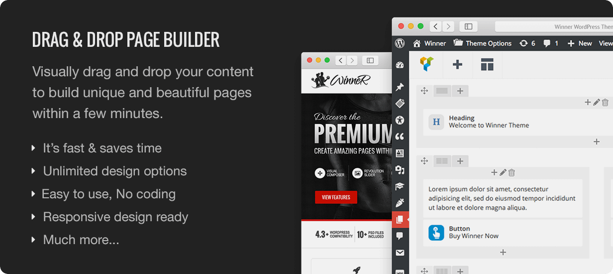 Gewinner Page Builder