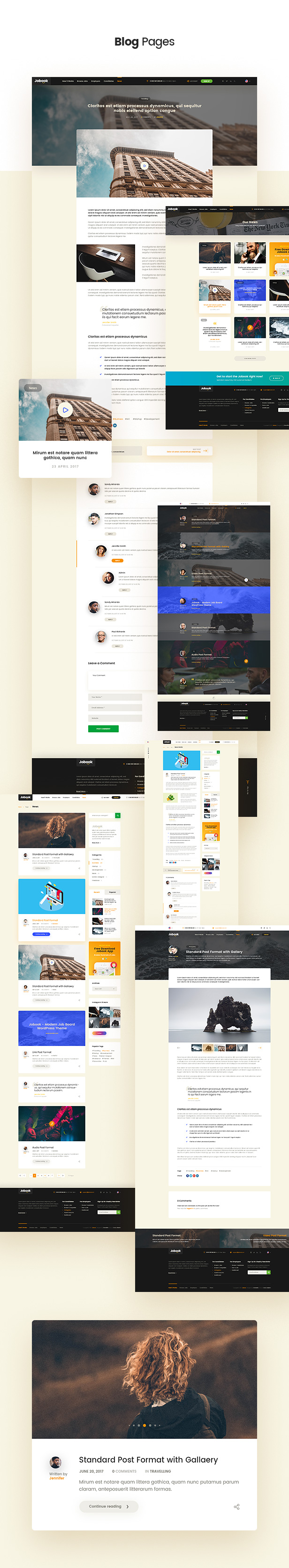 Jobook - Startup-Unternehmen WordPress Theme - 2