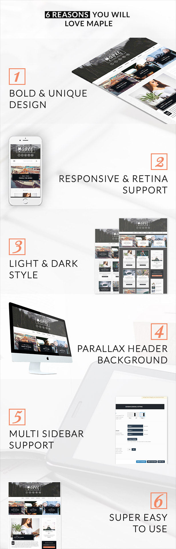 Maple - Responsive WordPress Blog Theme - 5