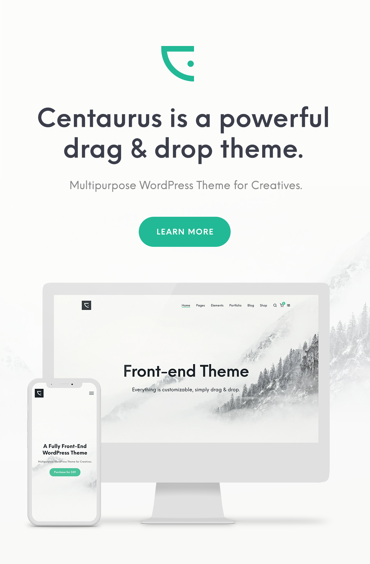 Centaurus - Kreatives Mehrzweck-WordPress-Theme