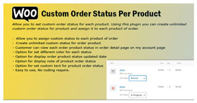 WooCommerce Bestellstatus pro Produkt 