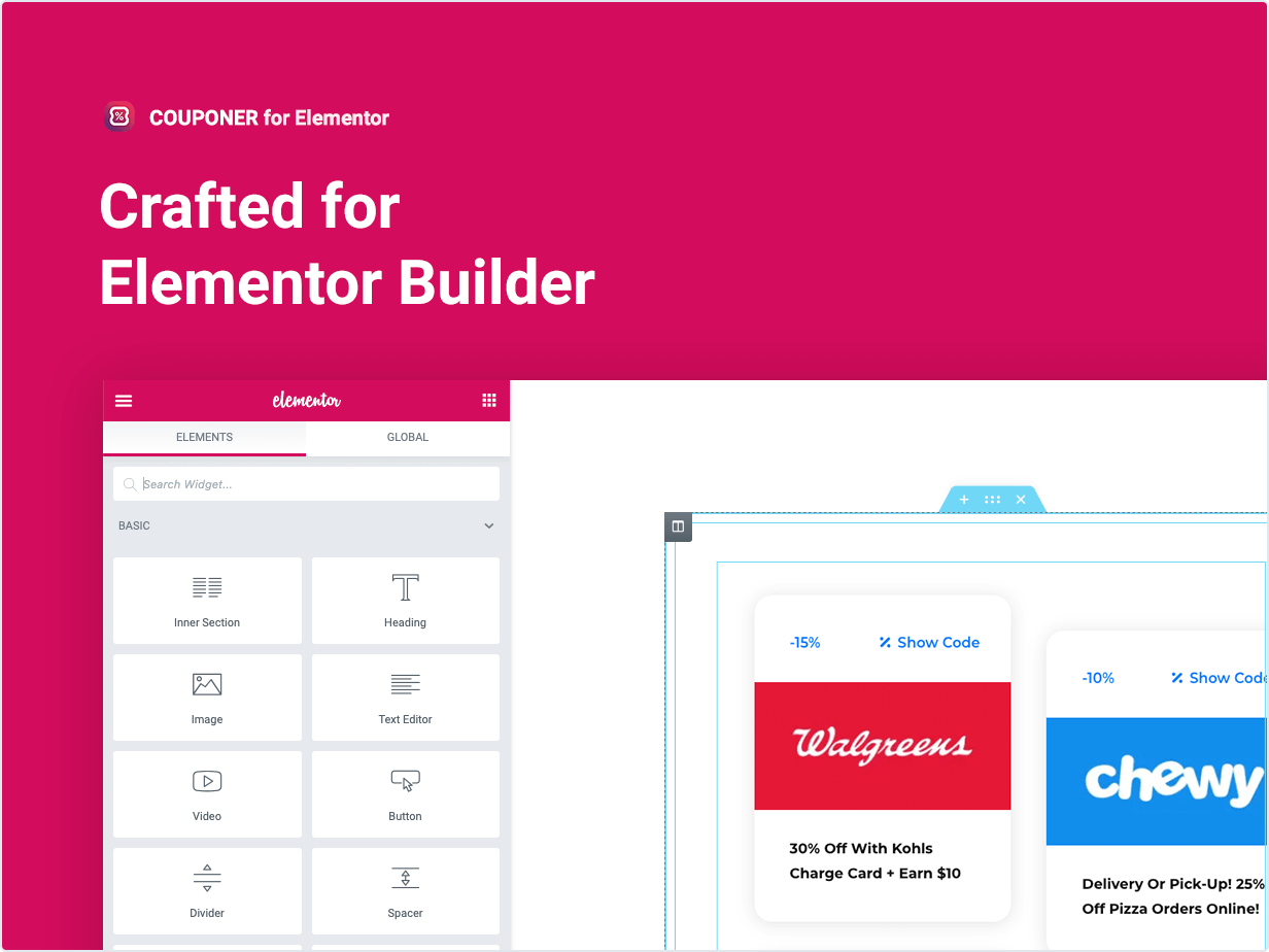 Hergestellt für Elementor Builder