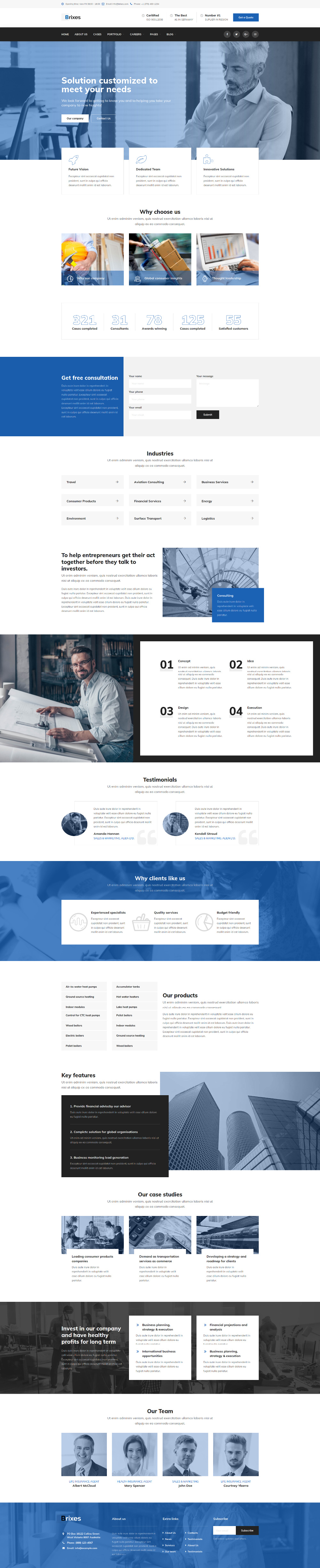 Brixes - Fabrik & Industrie WordPress Theme - 1