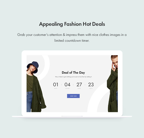 Jenik Gutenberg Fashion WooCommerce Theme - Hot Deals