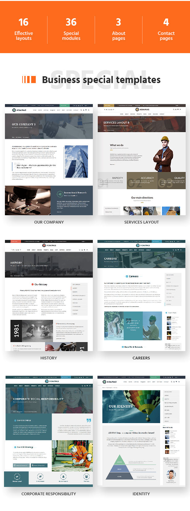 Adamas WordPress-Thema