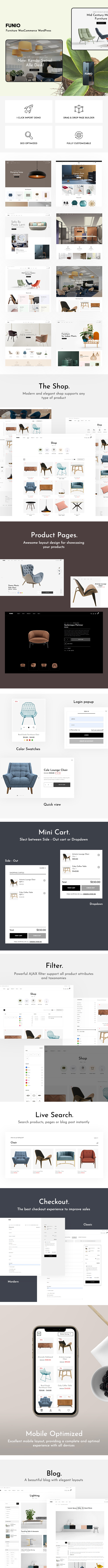 Funio - Möbel WooCommerce WordPress Theme - 1