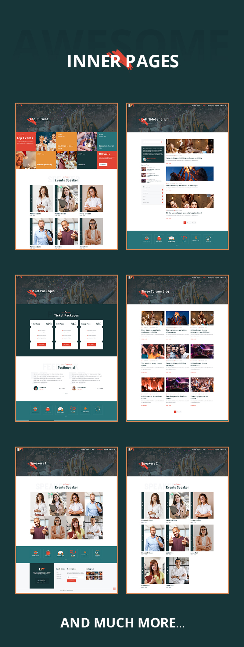 Epy |  Event Konferenz WordPress Theme - 8