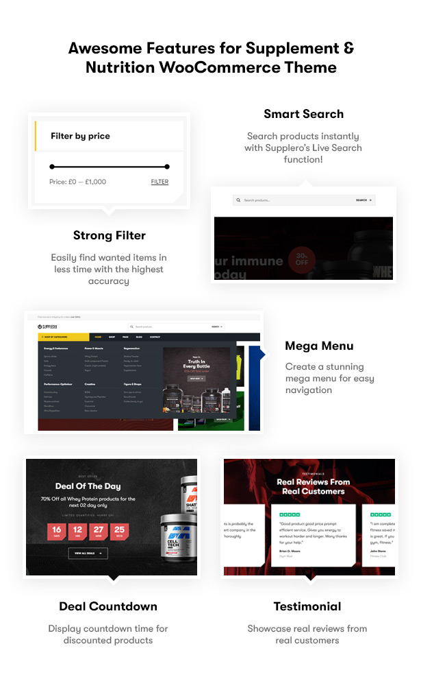 Supplero - Supplement Store WooCommerce Theme