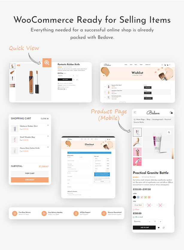 Bedove - Beauty & Kosmetik Shop WordPress Theme