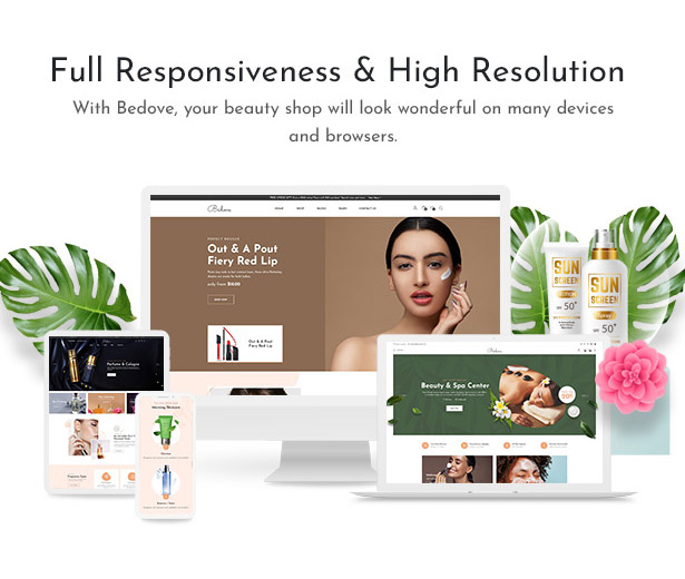 Bedove - Beauty & Kosmetik Shop WordPress Theme