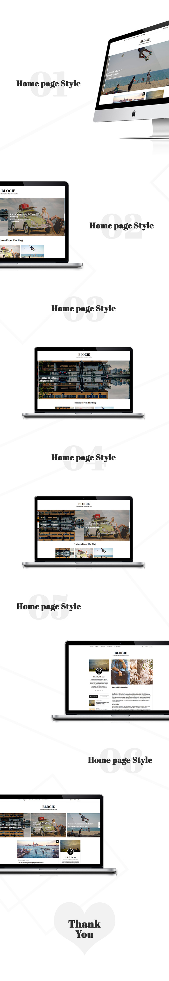 Blogie - Minimalistisches WordPress-Blog-Theme - 1