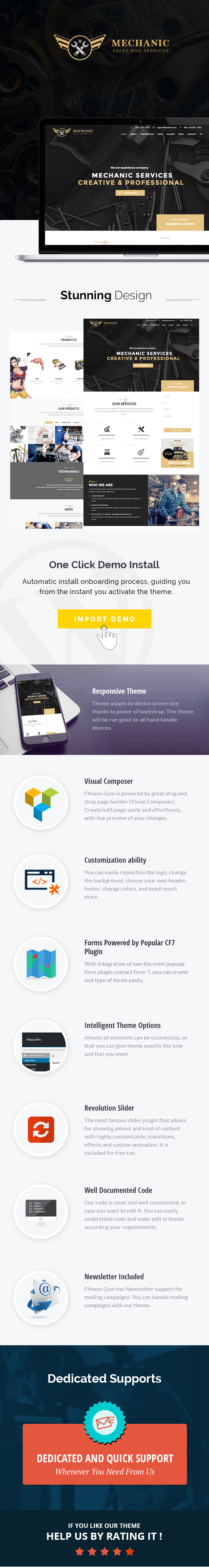 Mechaniker - Autoservice & Werkstatt WordPress Theme - 4