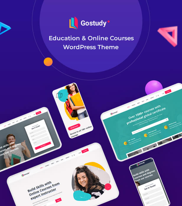 Gostudy Bildung WordPress Theme, LMS Education Theme, Tutor LMS Theme