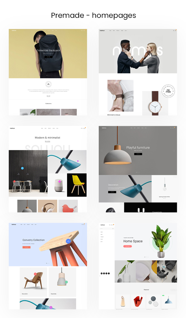 Nomus – Möbel & Dekor WooCommerce WordPress Theme - 7