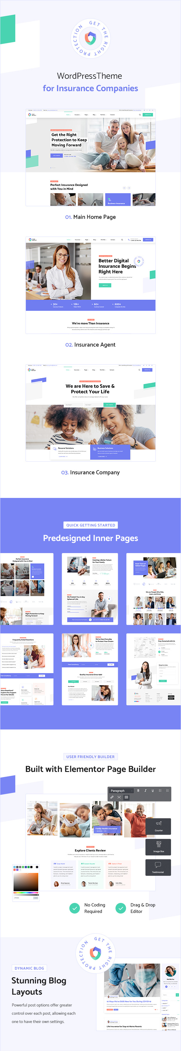 YourProtect - WordPress Theme für Versicherungen und Finanzen - 1