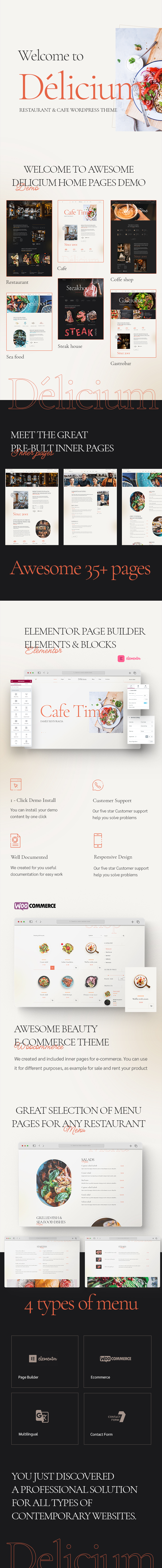 Delikatesse |  Restaurant & Café WordPress-Theme - 2