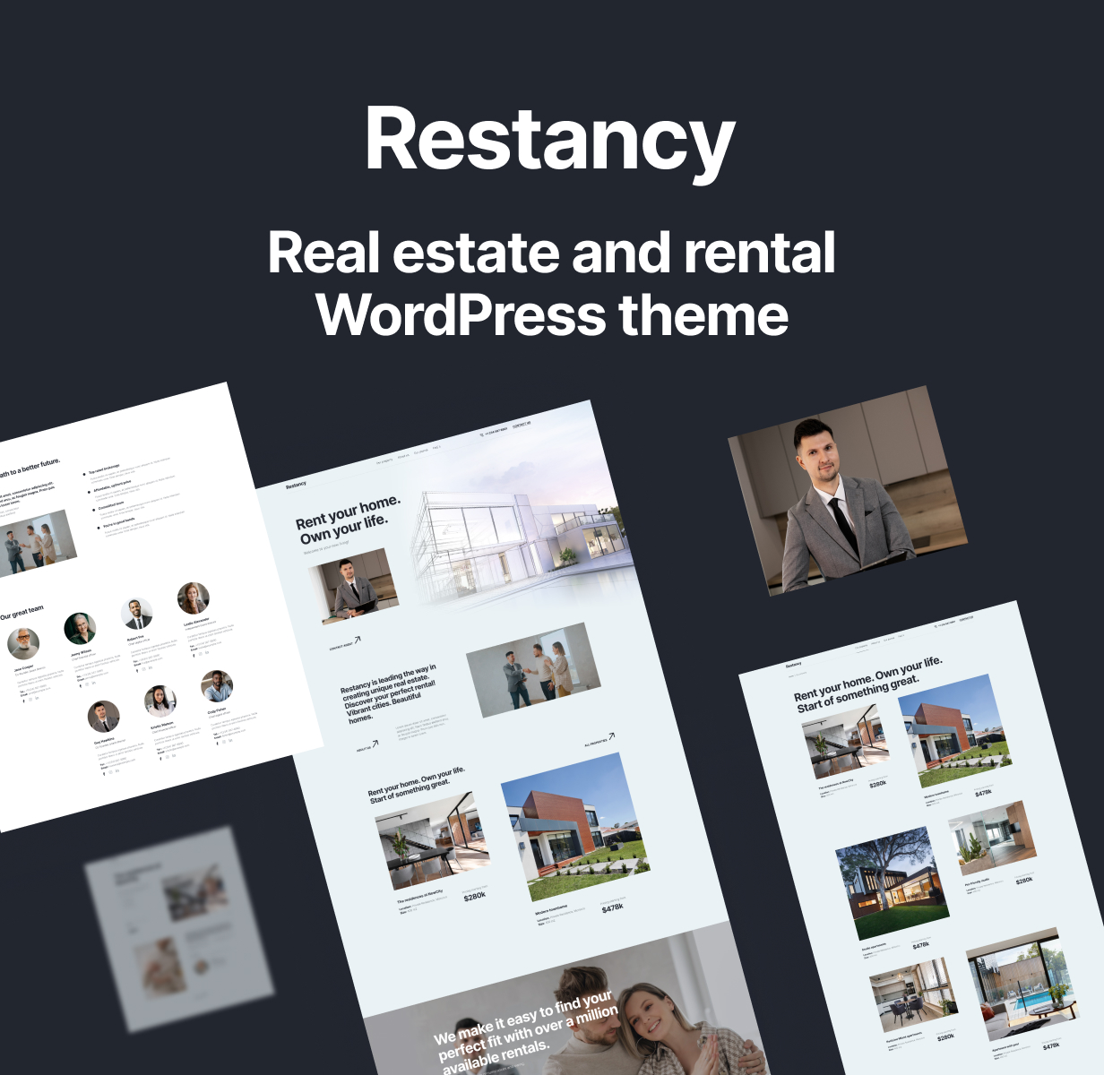 Restancy - WordPress-Thema für Immobilien und Vermietung