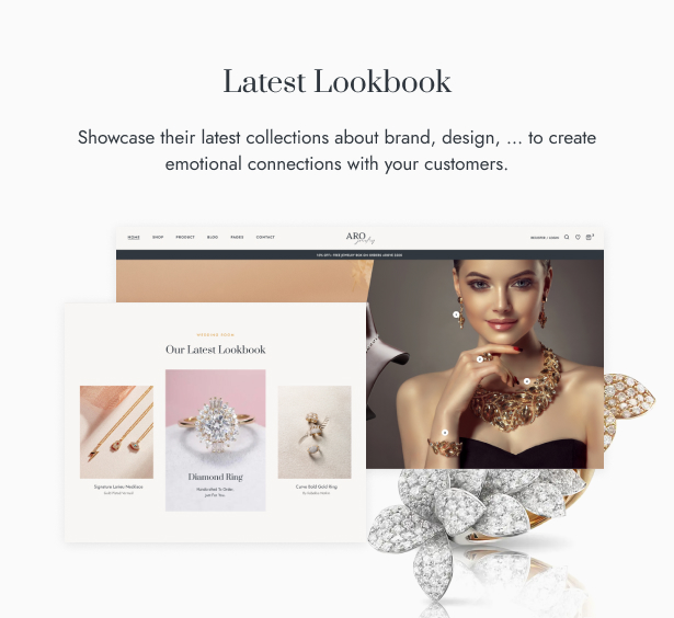 Aro Jewellery Store WordPress Theme Lookbook