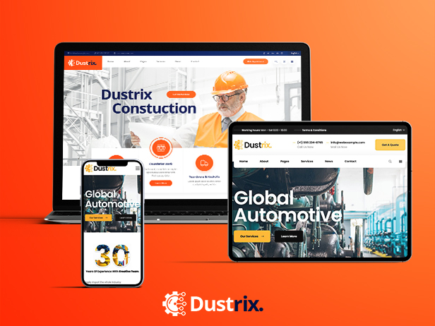 Dustrix - Bau- und Industrie-WordPress-Thema - 3