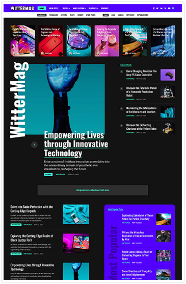 WitterMag – Modernes Magazin-WordPress-Theme – 1