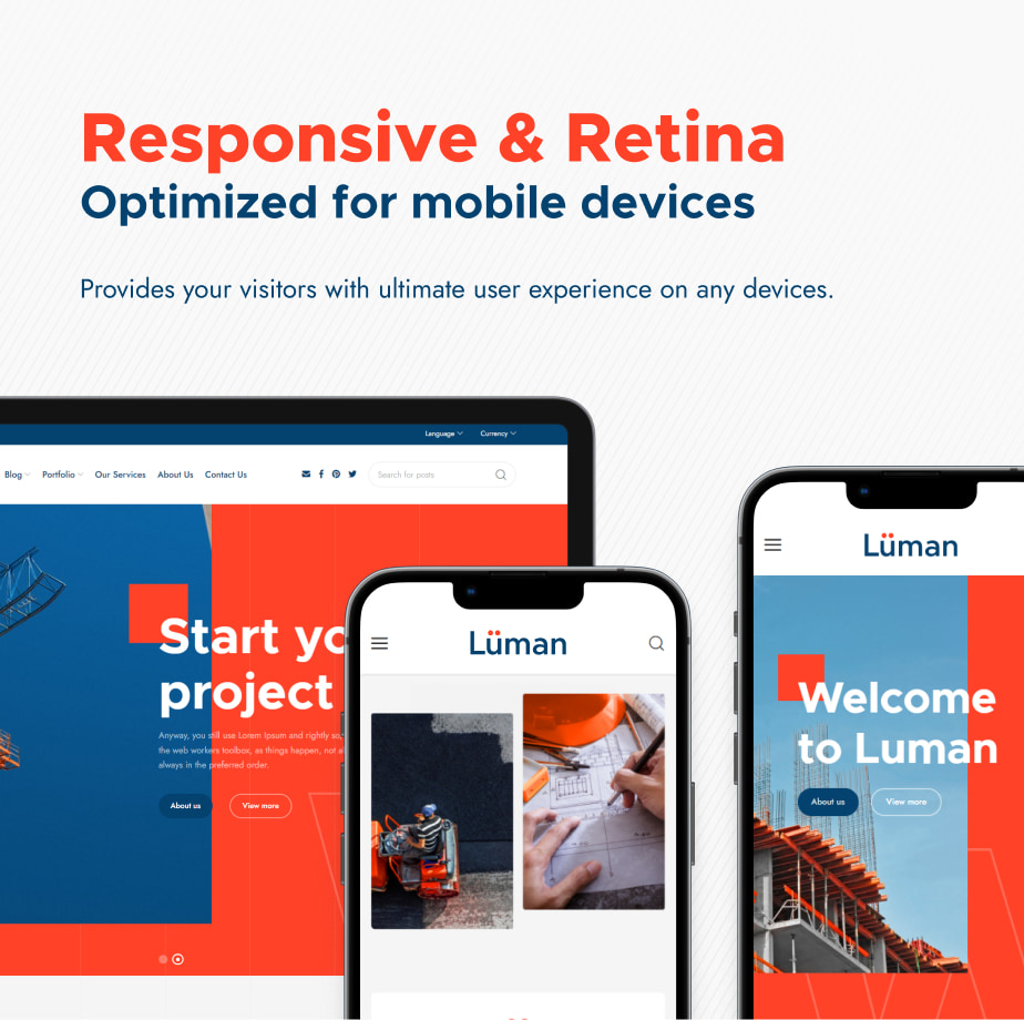 Luman WordPress theme