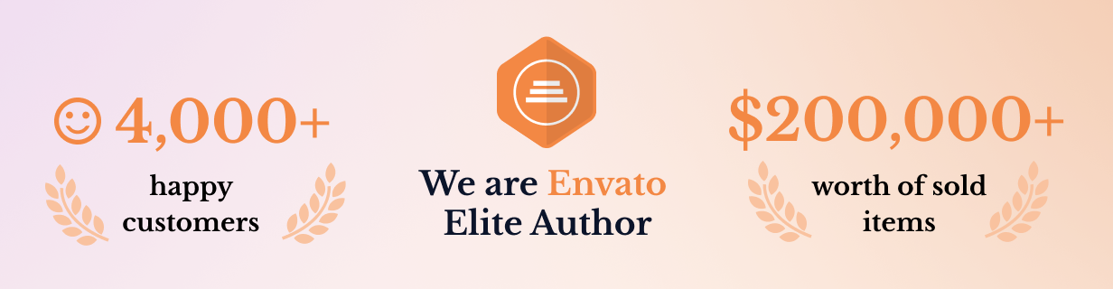 Wir sind Envato Elite Author