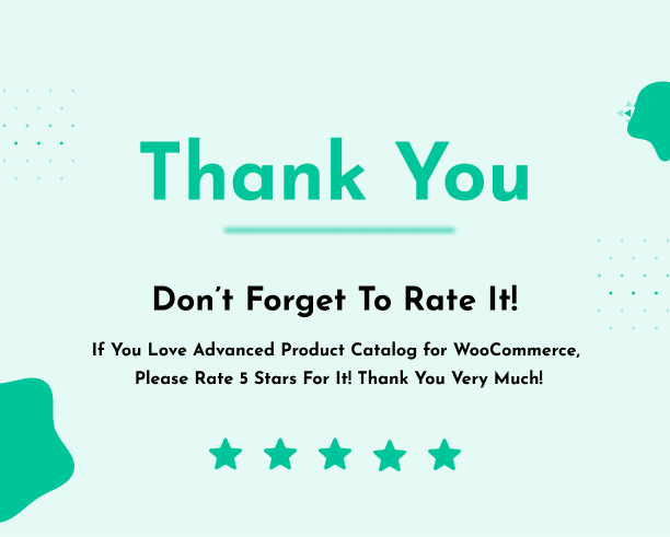 Vielen Dank für Ihren Kauf – Erweiterter Produktkatalog für WooCommerce