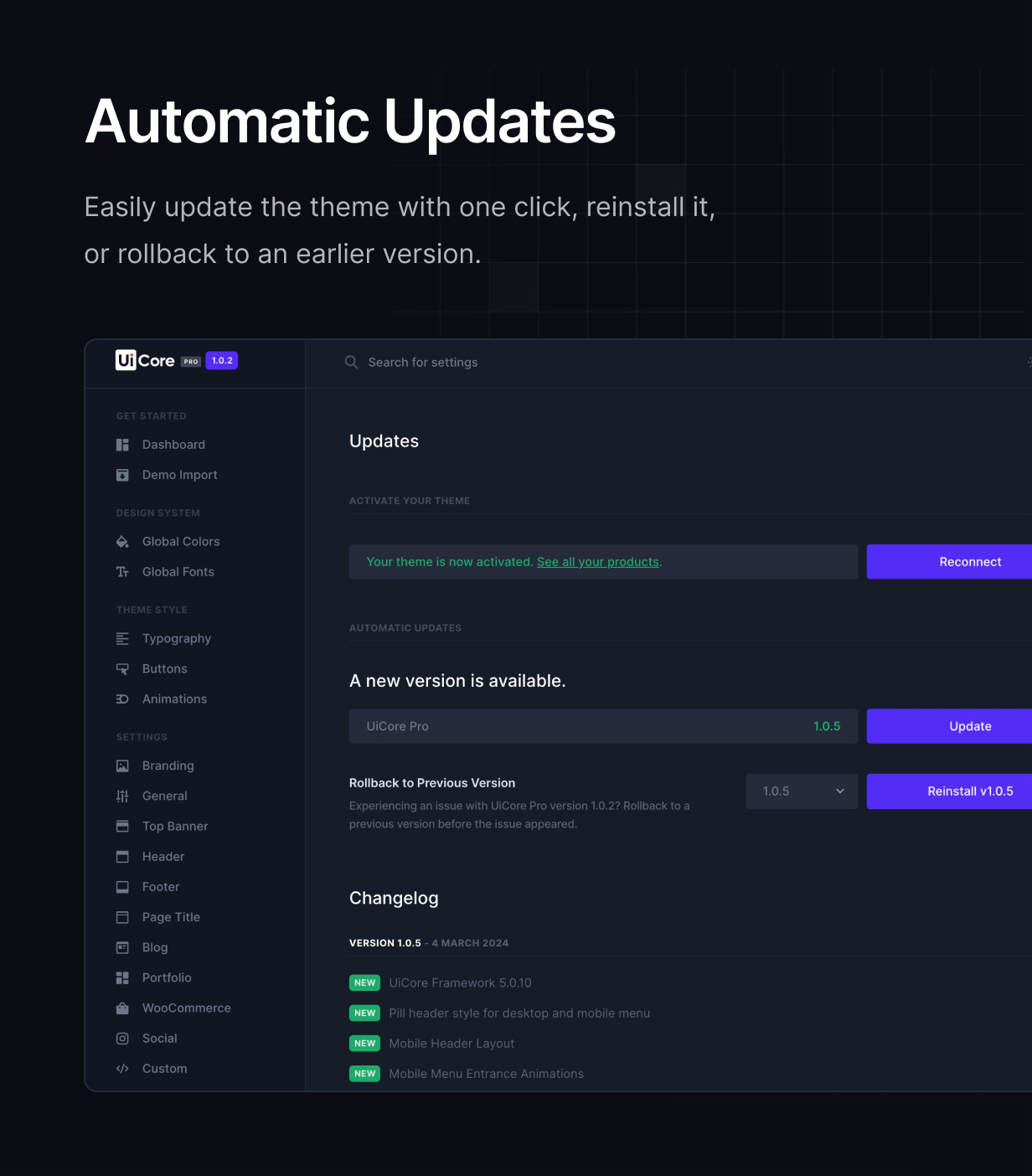 Automatic Updates