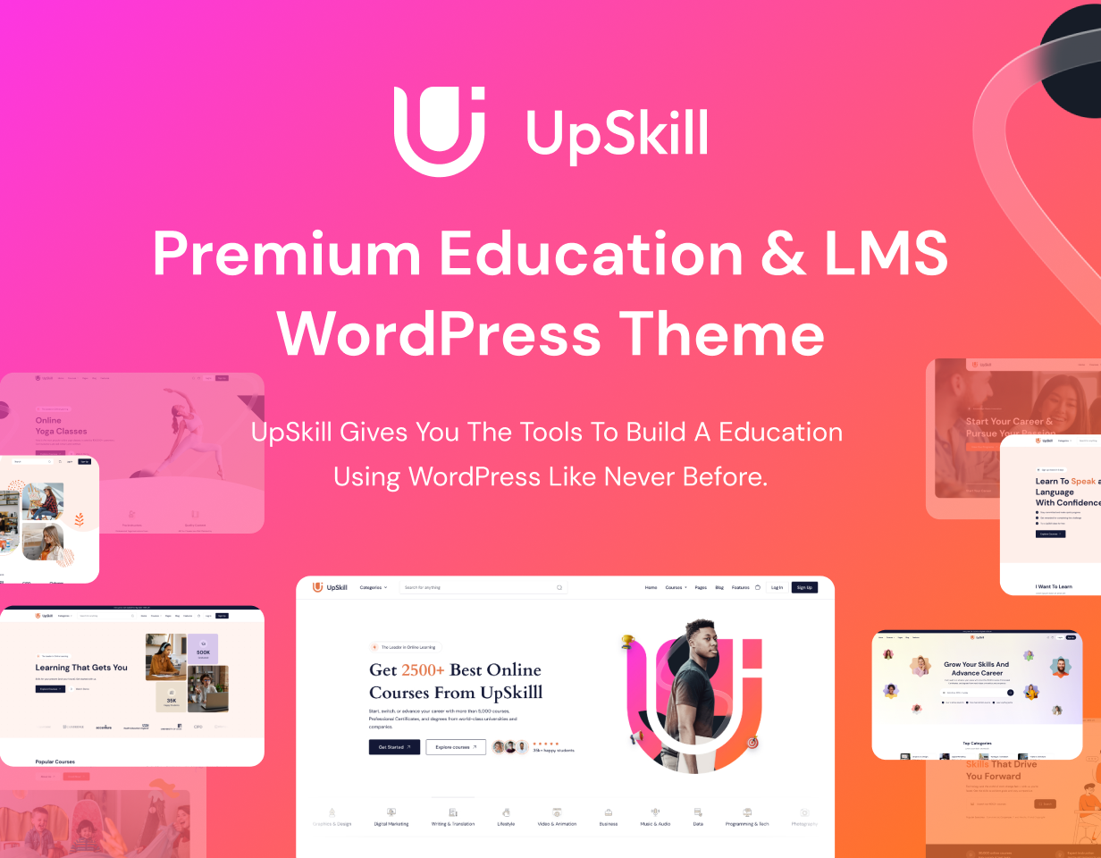 UpSkill - Bildungs-Onlinekurse LMS WordPress Theme - 4