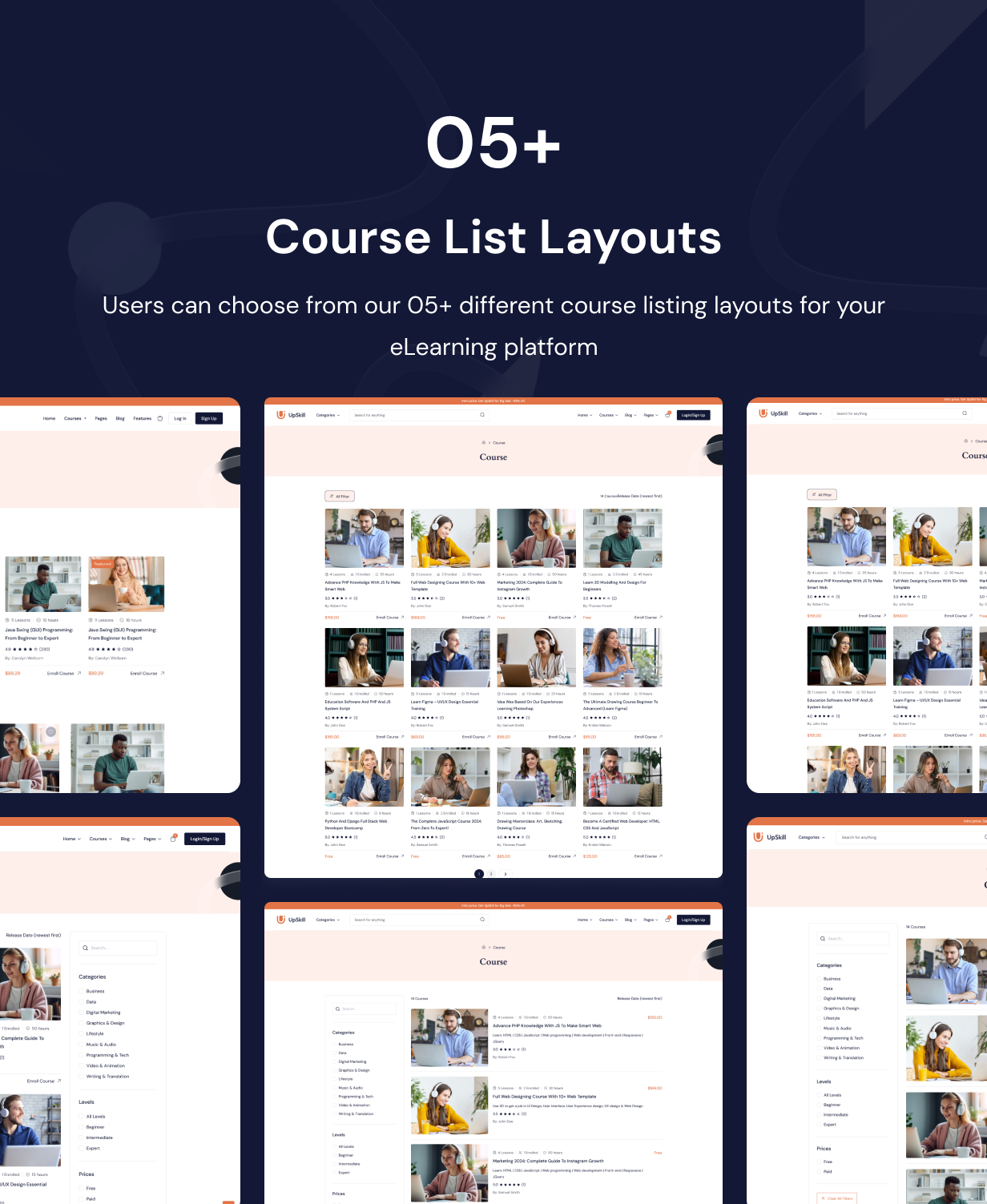 UpSkill - Bildungs-Onlinekurse LMS WordPress Theme - 6