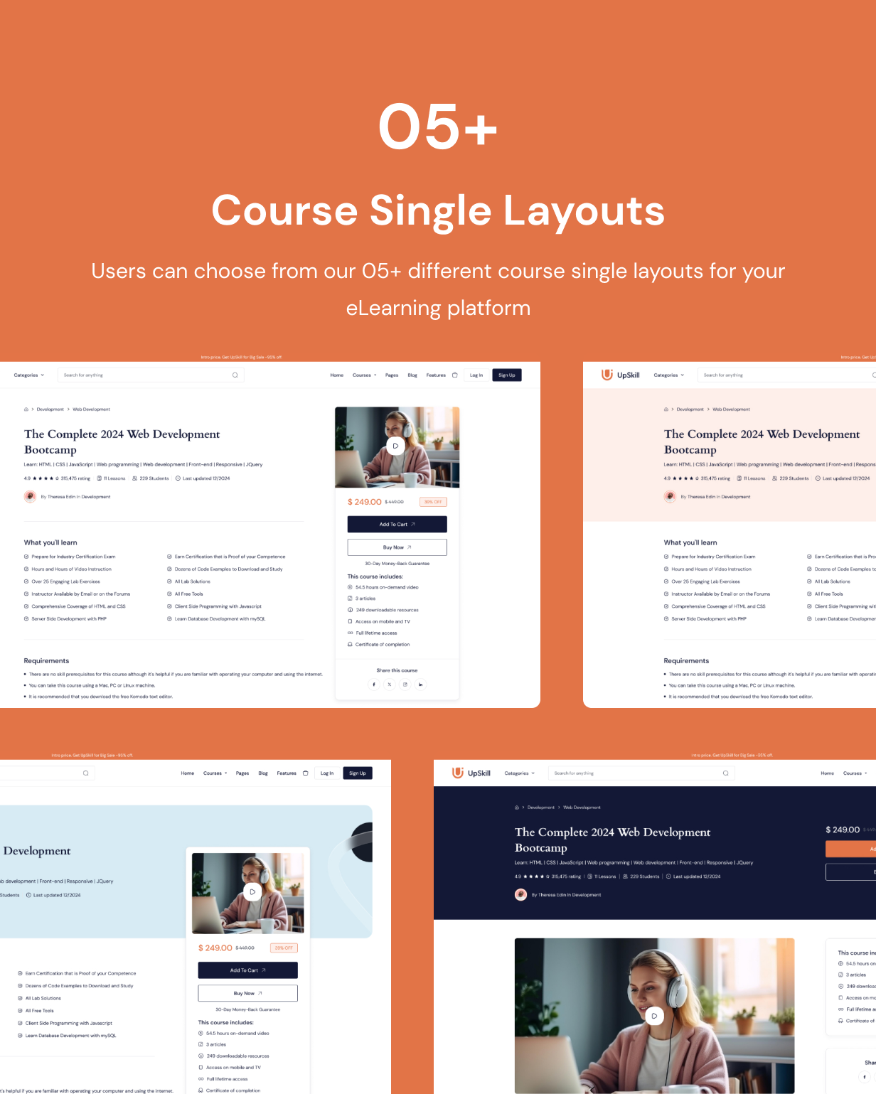 UpSkill – Bildungs-Onlinekurse LMS WordPress Theme – 8