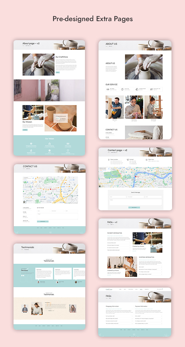 CraftXtore - WooCommerce-Theme für handgefertigte Keramik- und Töpferwarenläden - 11