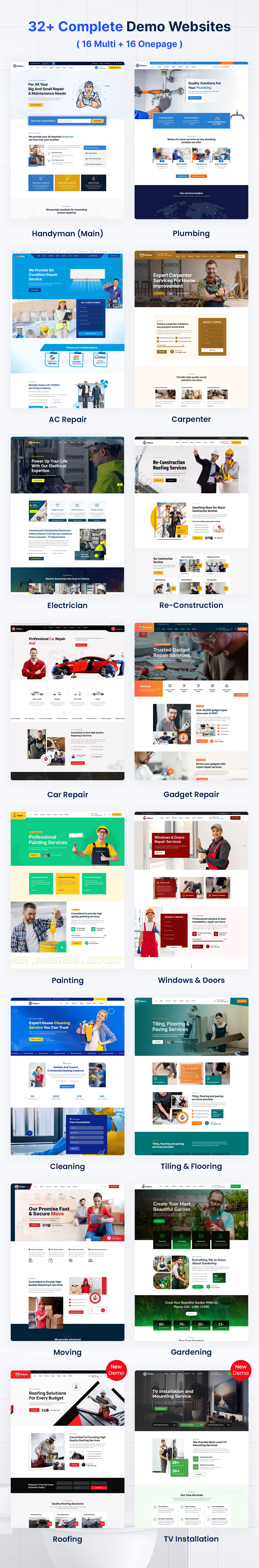 Fixhero – All-in-One-WordPress-Theme für Handwerker- und Reparaturdienste