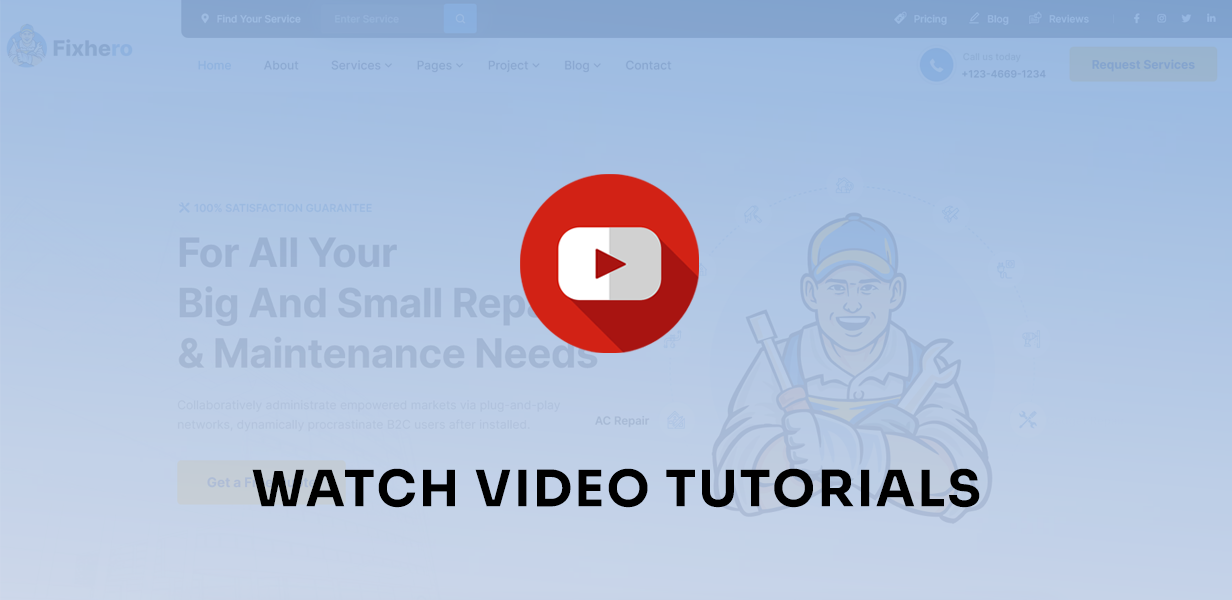 Fixhero – All-in-One-WordPress-Theme für Handwerker- und Reparaturdienste