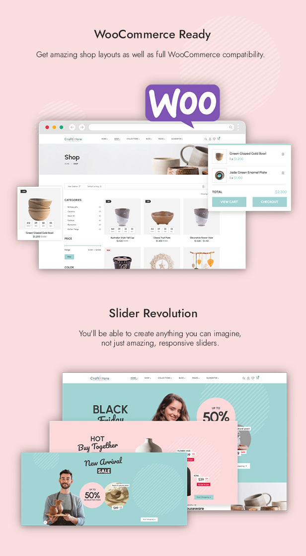 CraftXtore - WooCommerce-Theme für handgefertigte Keramik- und Töpferwarenläden - 5