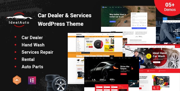 IdealAuto - WordPress-Theme für Autohändler und -dienste - Business Corporate