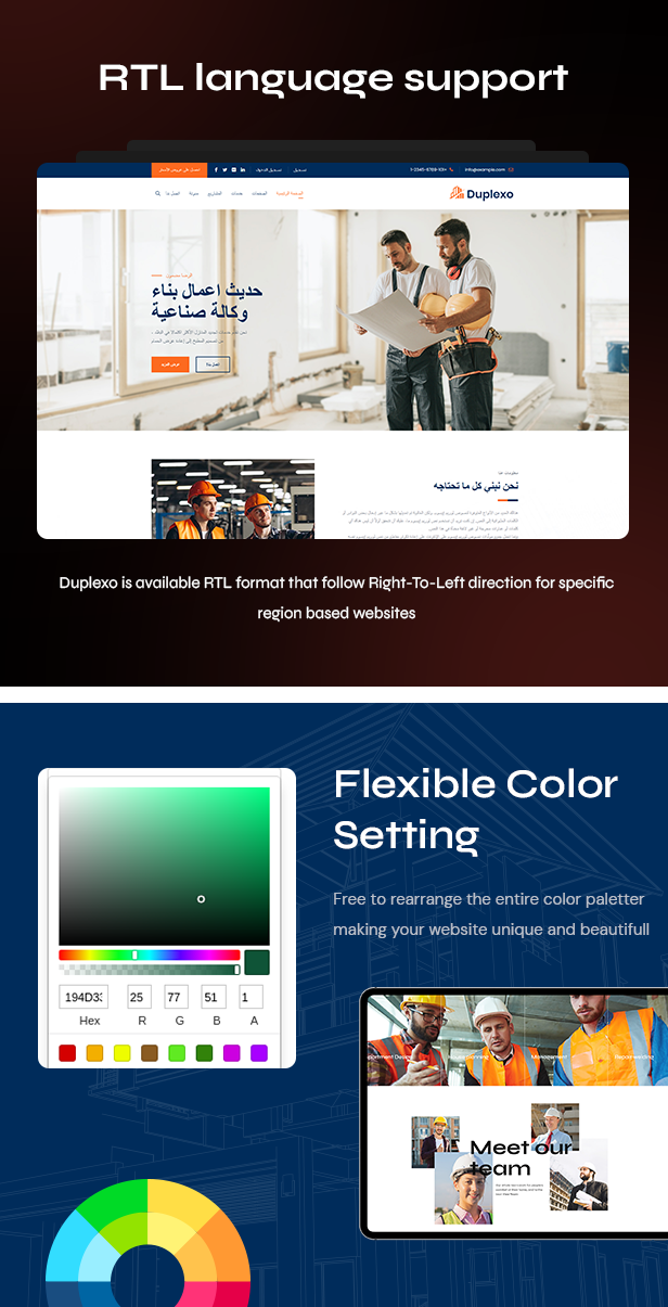 Duplexo-Bau WordPress-Theme