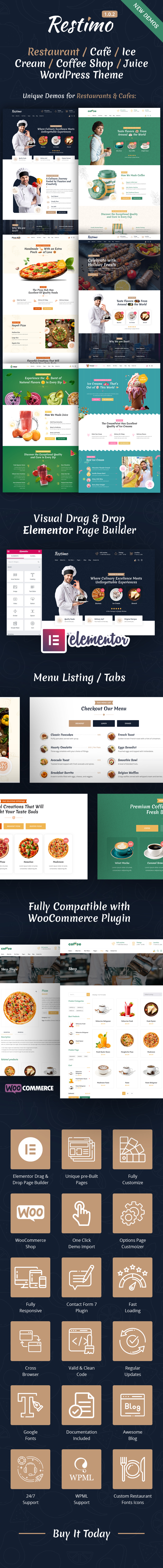 Restaurant / Pub / Café WordPress-Theme