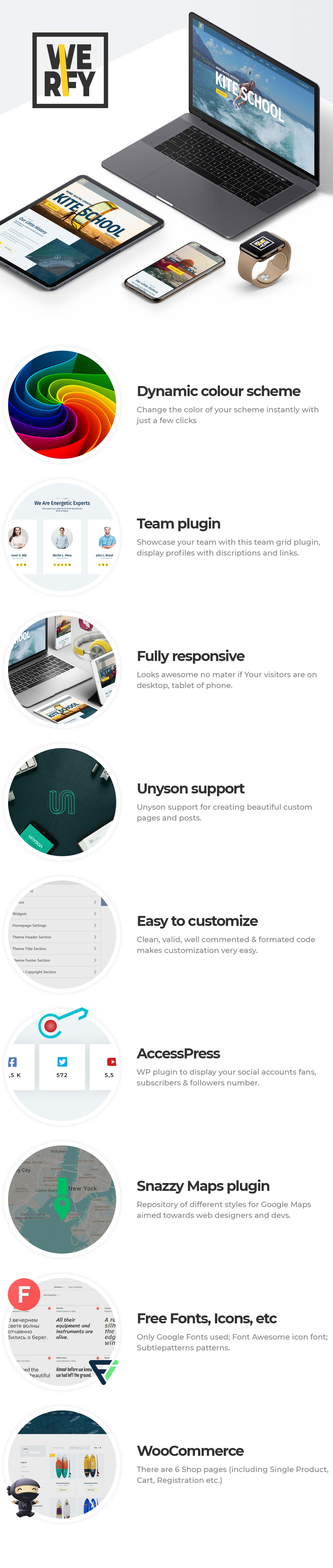 Werfy – Wassersport-WordPress-Theme