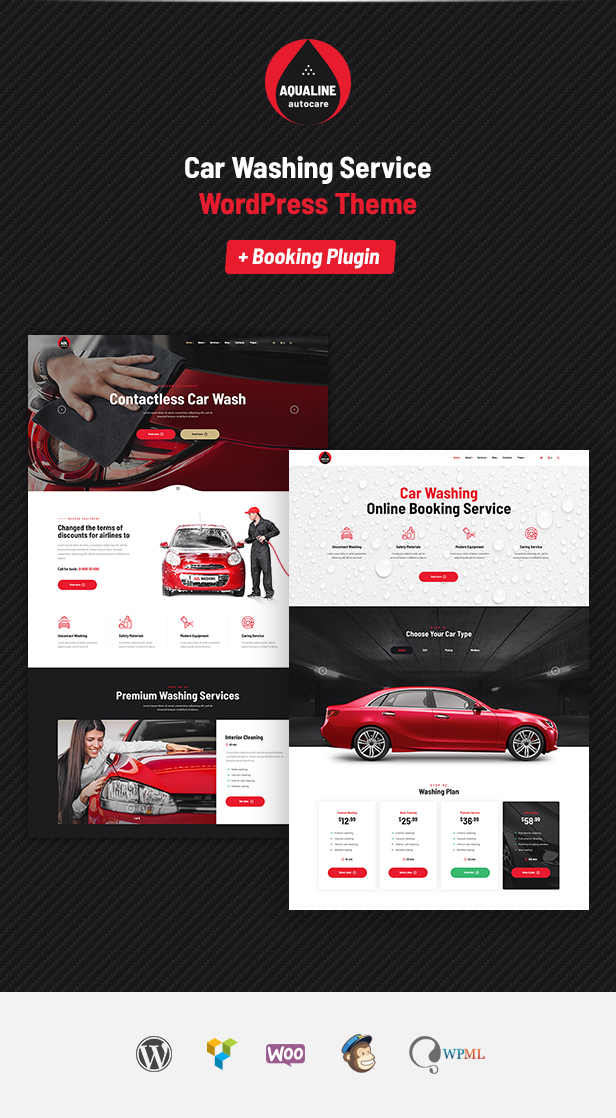 Aqualine – Autowaschservice mit Buchungssystem WordPress Theme – 5