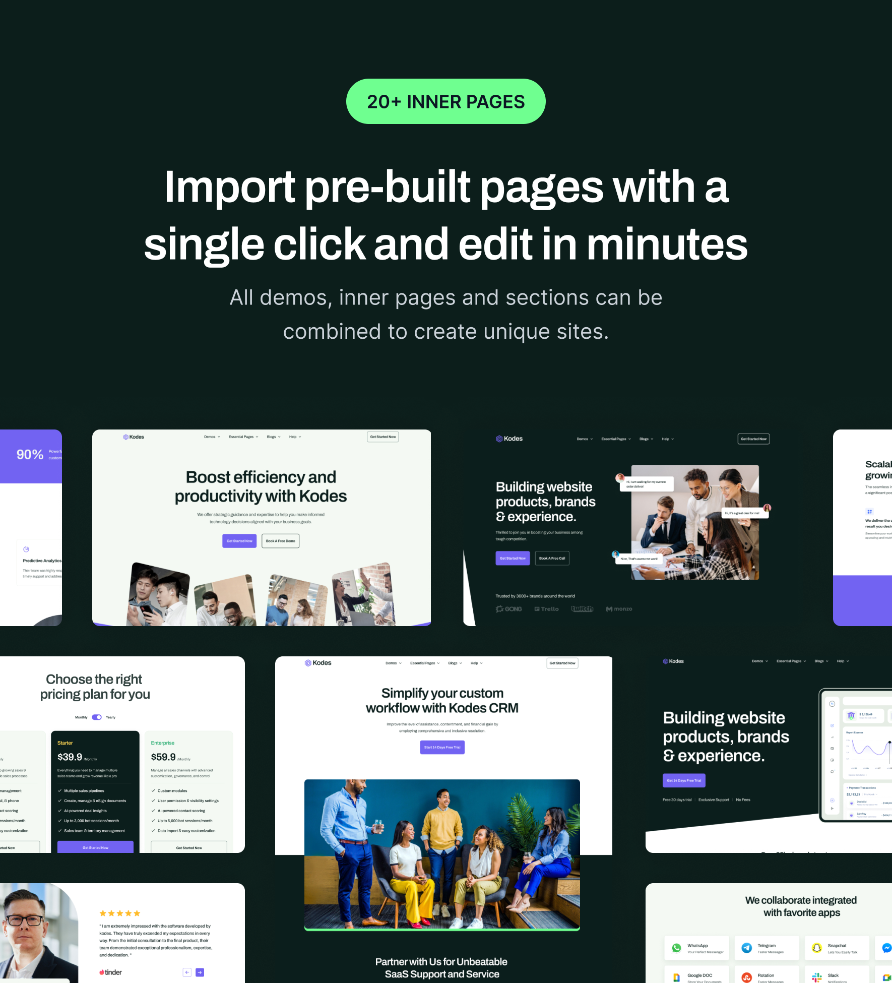 Kodes – Startup & SaaS WordPress Theme – 4