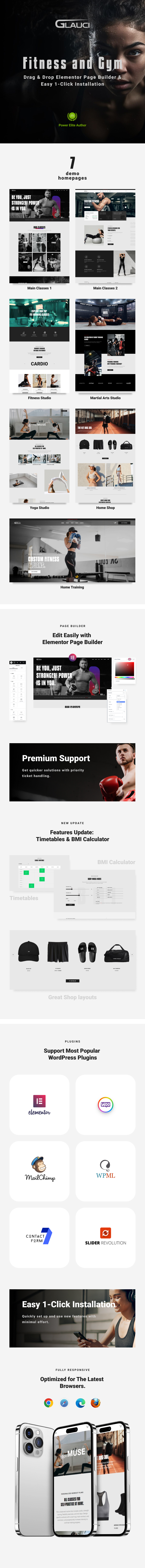 Glauci – Fitness- und Fitnessstudio-WordPress-Theme – 1