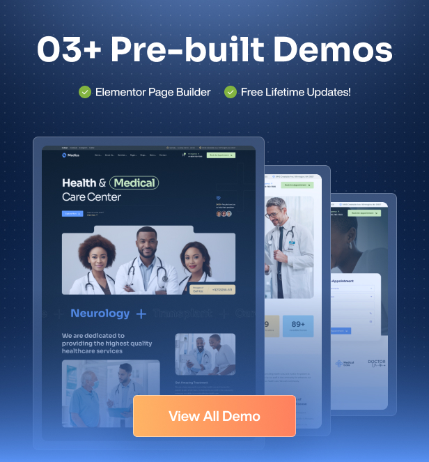 Medak – Doctor Medical & Healthcare Clinic Elementor WordPress Theme – 2