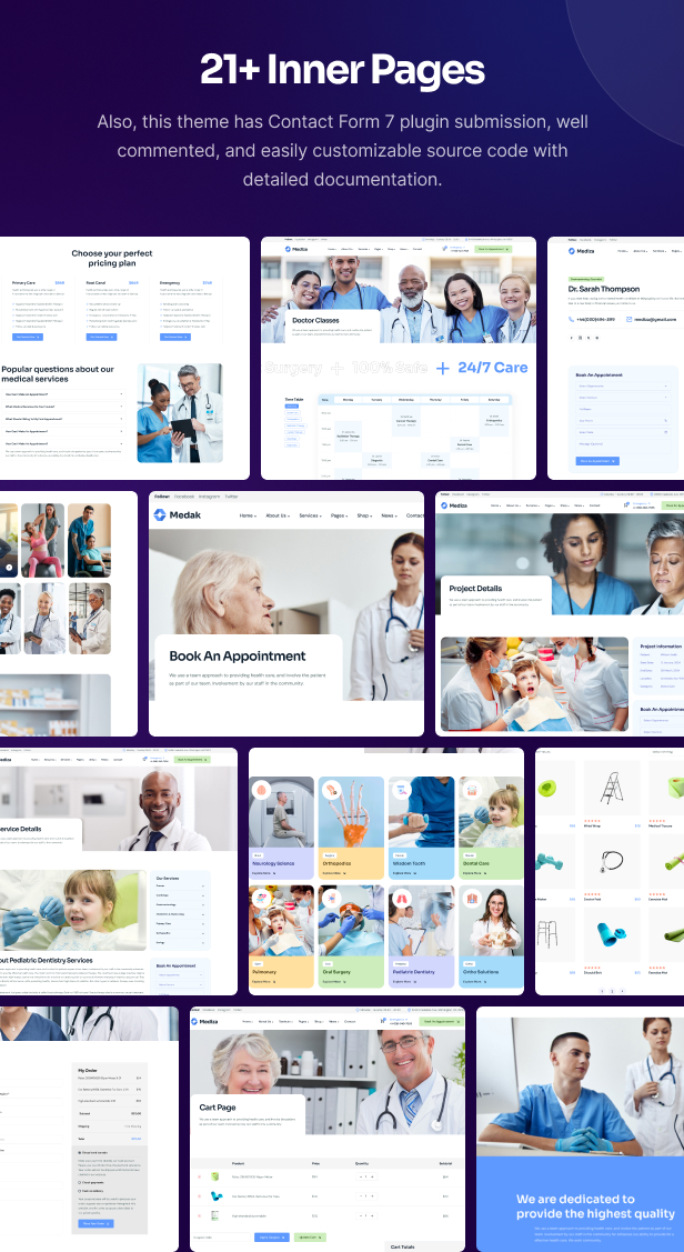 Medak – Doctor Medical & Healthcare Clinic Elementor WordPress Theme – 6