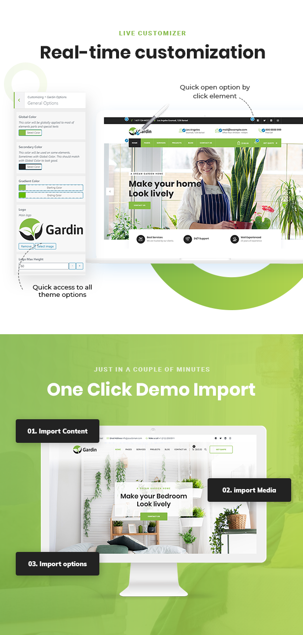 Gardin WordPress-Theme