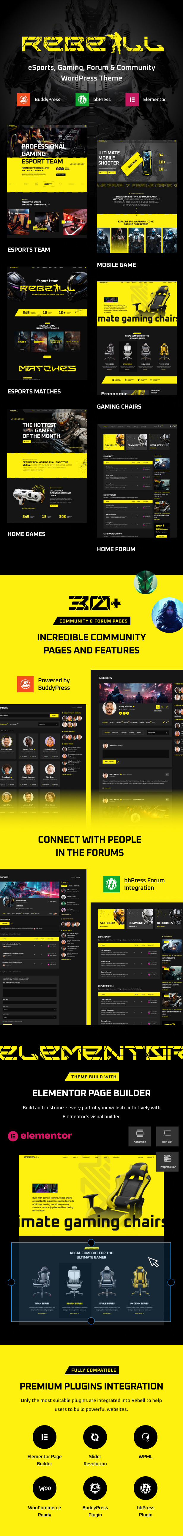 Rebell – eSports & Gaming Forum WordPress Theme – 1