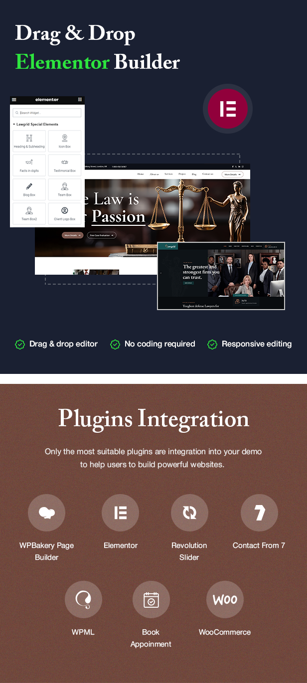 Lawgrid WordPress-Theme