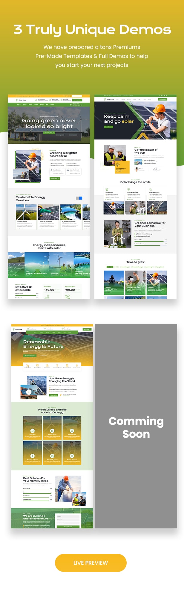 Elementor-WordPress-Theme für Solar- und erneuerbare Energien – 1